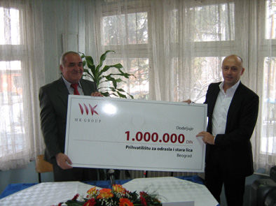 MK Group Donacija Prihvatilistu za satara i odrasla lica